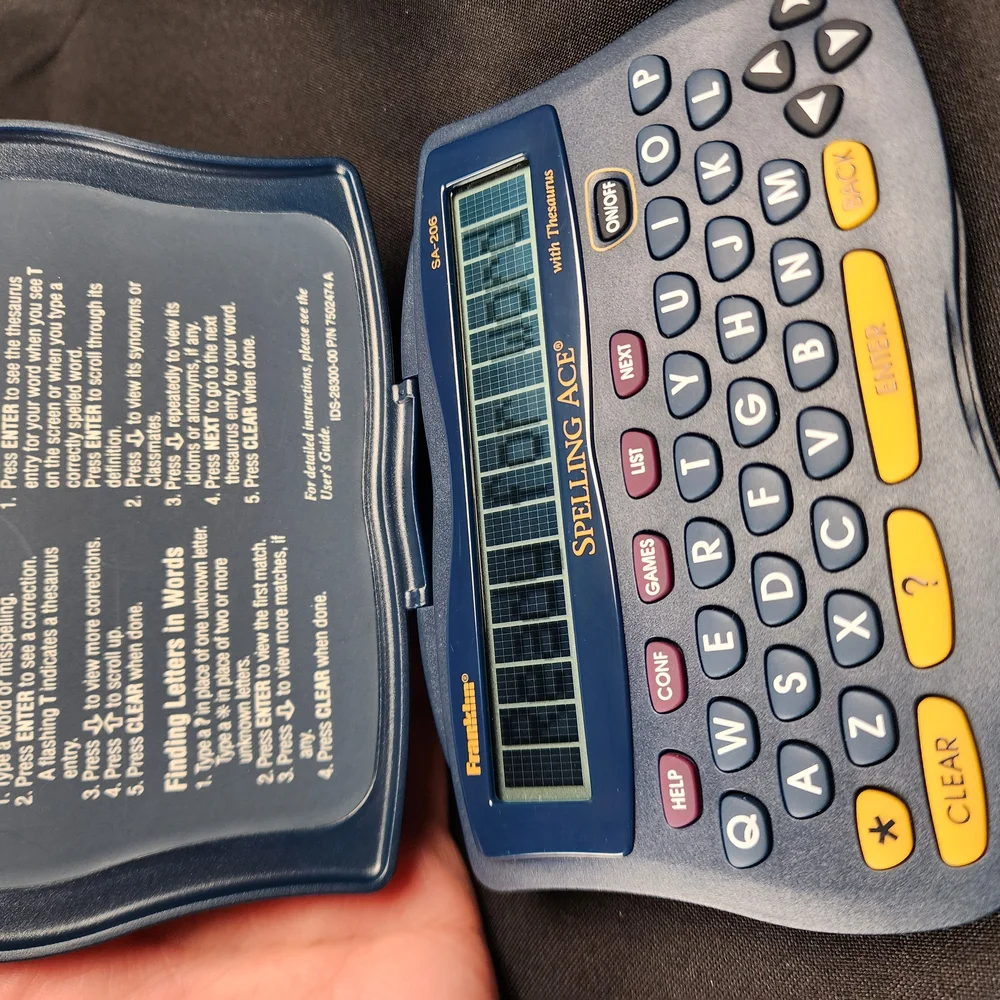 Franklin Spelling Ace Electronic Device
